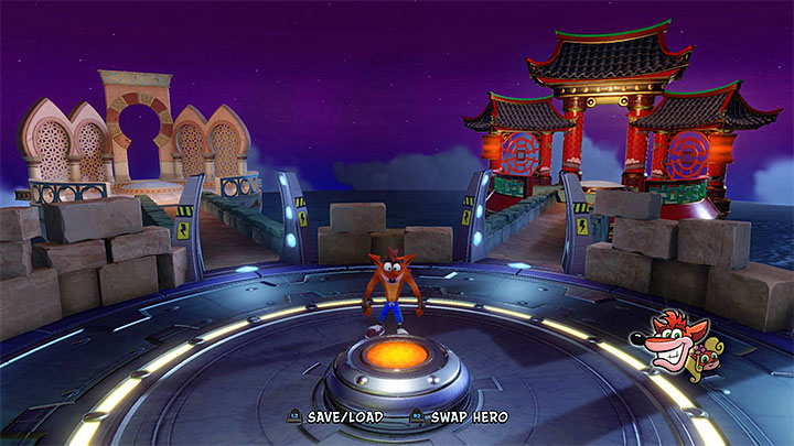 After you have obtained, at least, 5 relics, return to the main hub where you choose stages - Crash Bandicoot N. Sane Trilogy: Stages 26-30 - Crash Bandicoot N. Sane Trilogy: Crash Bandicoot 3 - Secret levels - Crash Bandicoot N. Sane Trilogy Game Guide
