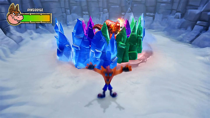 You can use to your advantage the fact that Dingodile smashes the crystals - Crash Bandicoot N. Sane Trilogy: Pentas Revenge - Crash Bandicoot N. Sane Trilogy: Crash Bandicoot 3 Warped trophies - Crash Bandicoot N. Sane Trilogy Game Guide