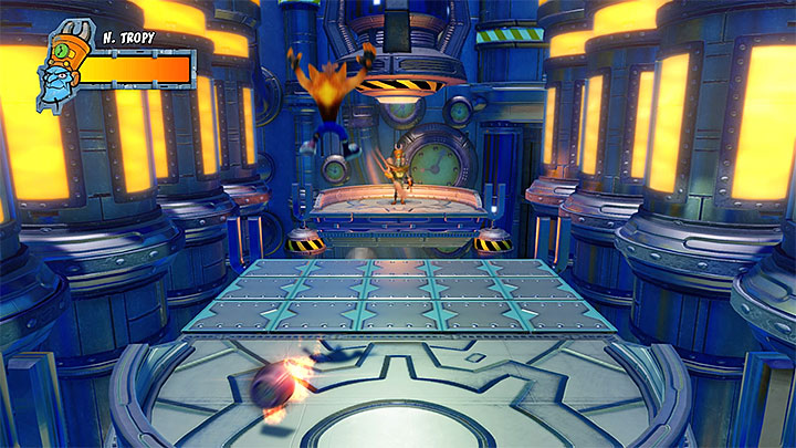 The battle with Nefarious consists of three very similar phases - Crash Bandicoot N. Sane Trilogy: A Nefarious Trophy - Crash Bandicoot N. Sane Trilogy: Crash Bandicoot 3 Warped trophies - Crash Bandicoot N. Sane Trilogy Game Guide