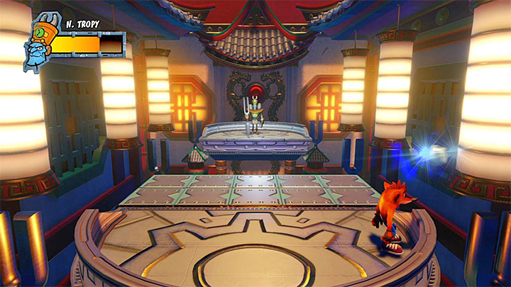 The only difference between this phase and the previous one is that the boss will fire, at least, one blue projectile in your direction - Crash Bandicoot N. Sane Trilogy: A Nefarious Trophy - Crash Bandicoot N. Sane Trilogy: Crash Bandicoot 3 Warped trophies - Crash Bandicoot N. Sane Trilogy Game Guide