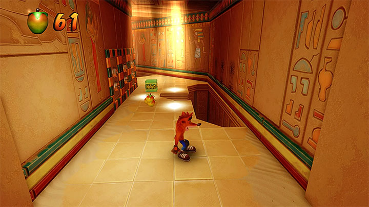 Along your path, get around the sarcophagus with a mummy and follow the path - Crash Bandicoot N. Sane Trilogy: Sphynxinator - Crash Bandicoot N. Sane Trilogy: Crash Bandicoot 3 - Egyptian location - Crash Bandicoot N. Sane Trilogy Game Guide
