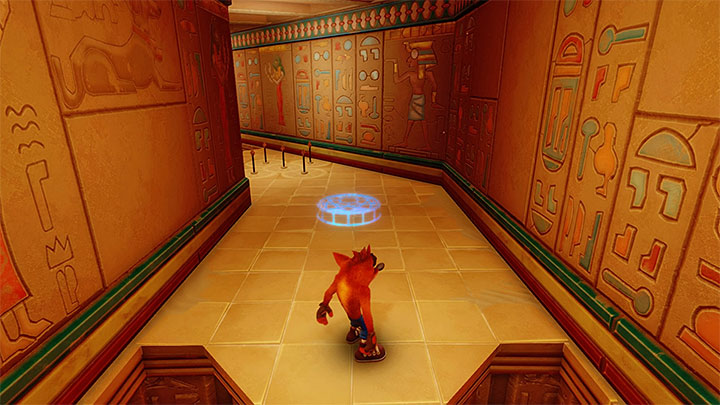 Eventually, you will reach the location shown in the above screenshot - Crash Bandicoot N. Sane Trilogy: Sphynxinator - Crash Bandicoot N. Sane Trilogy: Crash Bandicoot 3 - Egyptian location - Crash Bandicoot N. Sane Trilogy Game Guide