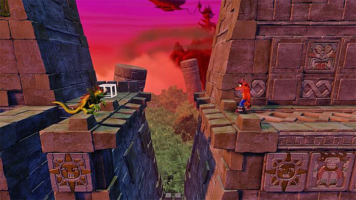 Soon, you should reach the portal that will take you to Tawenas bonus round - Crash Bandicoot N. Sane Trilogy: The Lost City - Crash Bandicoot N. Sane Trilogy: Crash Bandicoot - Wumpa Island - Crash Bandicoot N. Sane Trilogy Game Guide