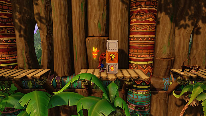 From the beginning of the level you will encounter metal chests that catapult Crash - Crash Bandicoot N. Sane Trilogy: The Great Gate - Crash Bandicoot N. Sane Trilogy: Crash Bandicoot - N. Sanity Island - Crash Bandicoot N. Sane Trilogy Game Guide