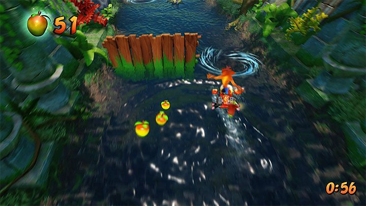 During the first jetboard ride, focus on avoiding, mines and whirlwinds - Crash Bandicoot N. Sane Trilogy: Plant Food - Crash Bandicoot N. Sane Trilogy: Crash Bandicoot 2 - Sewer Warp Room - Crash Bandicoot N. Sane Trilogy Game Guide