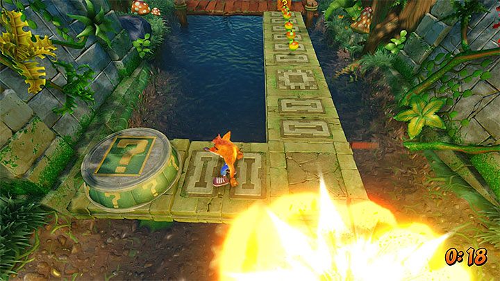 Stop in the current location for a moment - Crash Bandicoot N. Sane Trilogy: Plant Food - Crash Bandicoot N. Sane Trilogy: Crash Bandicoot 2 - Sewer Warp Room - Crash Bandicoot N. Sane Trilogy Game Guide