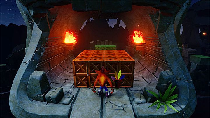 After you cross the portal, jump on the poles - Crash Bandicoot N. Sane Trilogy: Road to Ruin - Crash Bandicoot N. Sane Trilogy: Crash Bandicoot 2 - Sewer Warp Room - Crash Bandicoot N. Sane Trilogy Game Guide