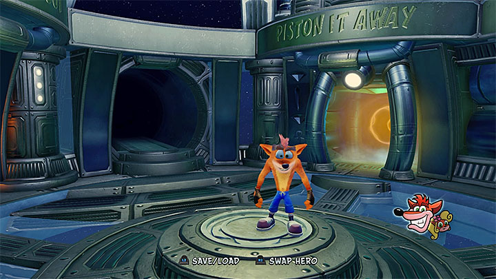 High-Tech Warp Rooms view - Crash Bandicoot N. Sane Trilogy: High-Tech Warp Room - Crash Bandicoot N. Sane Trilogy: Crash Bandicoot 2 - High-Tech Warp Room - Crash Bandicoot N. Sane Trilogy Game Guide