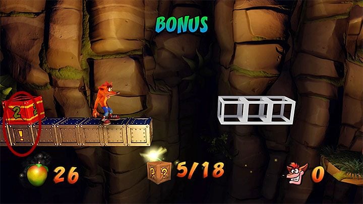 While travelling, youll see the plate with a question mark shown in the picture 1 - Crash Bandicoot N. Sane Trilogy: Totally Fly - Crash Bandicoot N. Sane Trilogy: Crash Bandicoot 2 - Secret levels - Crash Bandicoot N. Sane Trilogy Game Guide