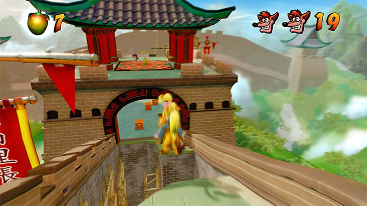 In the later part of the level you can find another levitating crate - Crash Bandicoot N. Sane Trilogy: Orient Express - Crash Bandicoot N. Sane Trilogy: Crash Bandicoot 3 - Medieval location - Crash Bandicoot N. Sane Trilogy Game Guide