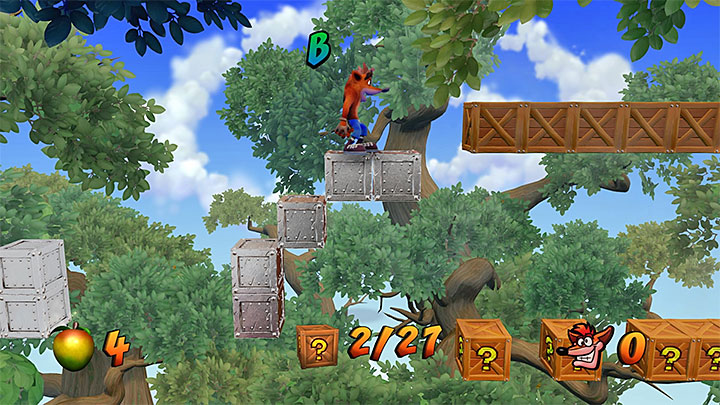 Continue along the path and find Tawnas second token, by th next checkpoint - Crash Bandicoot N. Sane Trilogy: The High Road - Crash Bandicoot N. Sane Trilogy: Crash Bandicoot - Cortex Island - Crash Bandicoot N. Sane Trilogy Game Guide