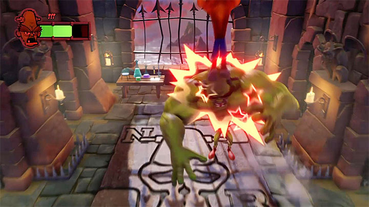Jump on the head of the mutated Nitrus - Crash Bandicoot N. Sane Trilogy: Dr. Nitrus Brio Boss Fights - Crash Bandicoot N. Sane Trilogy: Crash Bandicoot boss fights - Crash Bandicoot N. Sane Trilogy Game Guide