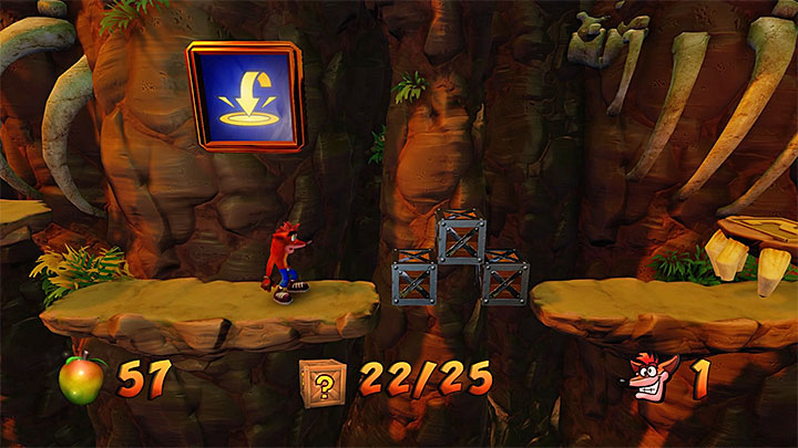 Destroy crates and take Purple Gem found on the main path - Crash Bandicoot N. Sane Trilogy: Dino Might! - Crash Bandicoot N. Sane Trilogy: Crash Bandicoot 3 - Oriental location - Crash Bandicoot N. Sane Trilogy Game Guide