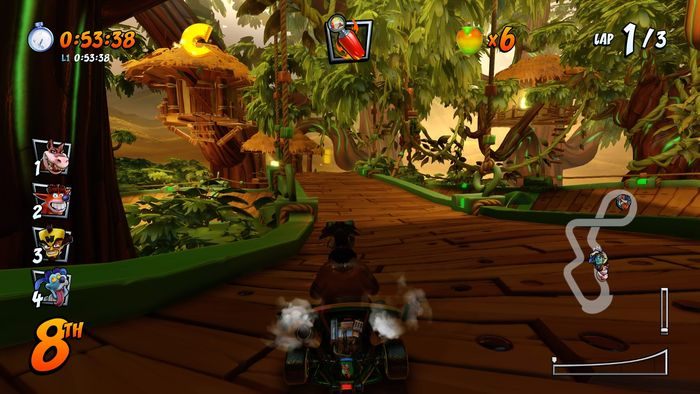 The letter R is just before the finish line - CTR Mode - Crash Nitro Cart in Crash Team Racing Nitro-Fueled - Game modes - Crash Team Racing Nitro-Fueled Guide