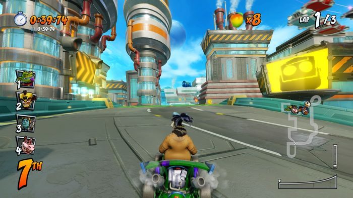 The letter T is in a shortcut - CTR Mode - Crash Nitro Cart in Crash Team Racing Nitro-Fueled - Game modes - Crash Team Racing Nitro-Fueled Guide