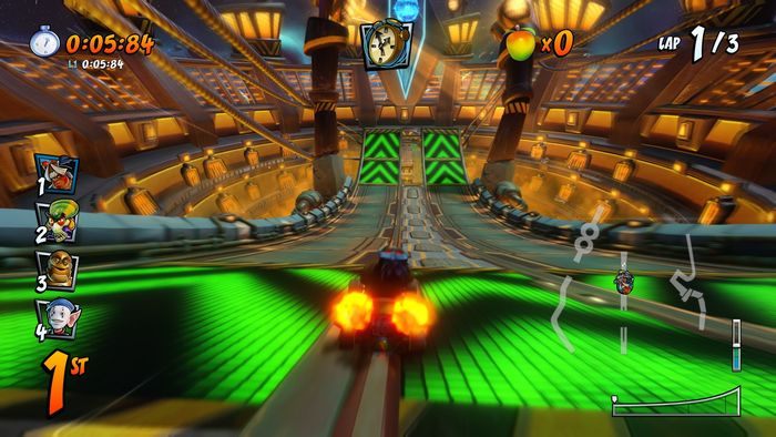 The letter T is located in a shortcut - CTR Mode - Crash Nitro Cart in Crash Team Racing Nitro-Fueled - Game modes - Crash Team Racing Nitro-Fueled Guide