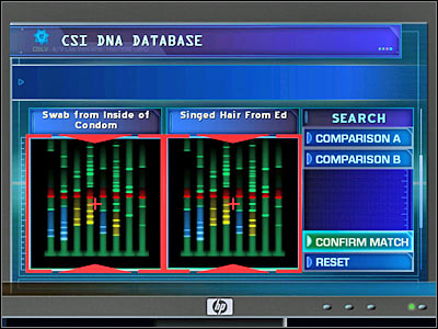 Liz will have to answer you to a new question - Case 1 - part 5 - Case 1 - Burning for You - Crime Scene Investigation: Hard Evidence - Game Guide and Walkthrough