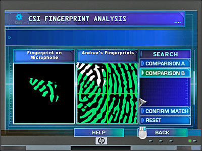 Now we'll have to process the audio tape - Case 3 - part 7 - Case 3 - Shock Rock - Crime Scene Investigation: Hard Evidence - Game Guide and Walkthrough