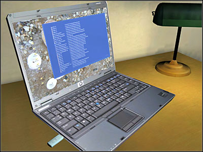 Now you should click on a large painting - Case 4 - part 6 - Case 4 - In Your Eyes - Crime Scene Investigation: Hard Evidence - Game Guide and Walkthrough