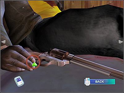 There's a second gun nearby - Case 5 - Crime Scene - part 1 - Case 5 - The Peacemaker - Crime Scene Investigation: Hard Evidence - Game Guide and Walkthrough