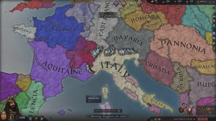 Kingdoms mode - Crusader Kings 3: Map modes - Basics - Crusader Kings 3 Guide