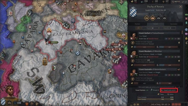 The vassal limit can be increased in many ways - Crusader Kings 3: Vassals - Kingdom management - Crusader Kings 3 Guide