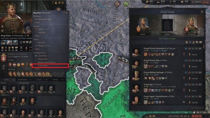 Another way to reorganize the title hierarchy is to delegate rule over vassals - Crusader Kings 3: Vassals - Kingdom management - Crusader Kings 3 Guide