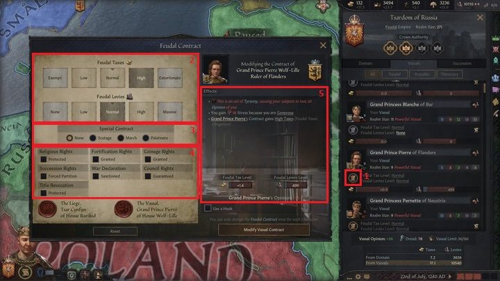 A special new type of interaction with vassals is changing their feudal contracts - Crusader Kings 3: Vassals - Kingdom management - Crusader Kings 3 Guide