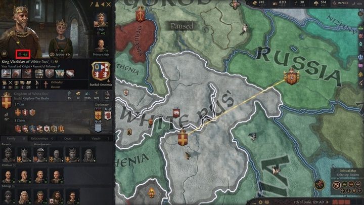 The first indicator that you should pay attention to in this aspect is the individual opinion of the vassals about you - Crusader Kings 3: Vassals - Kingdom management - Crusader Kings 3 Guide