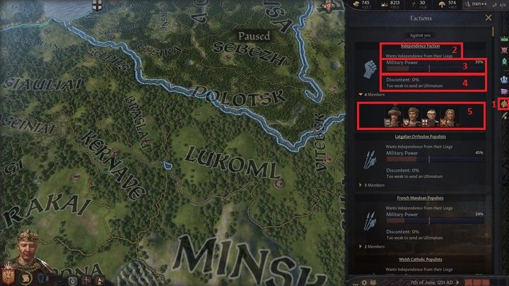 A single vassal with a negative opinion may try to harm you, but the real problems only begin when negative moods become common in your kingdom - Crusader Kings 3: Vassals - Kingdom management - Crusader Kings 3 Guide