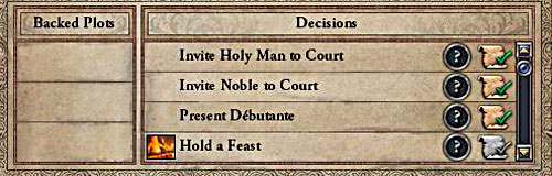 Decisions - Decisions - Intrigues - Crusader Kings II - Game Guide and Walkthrough