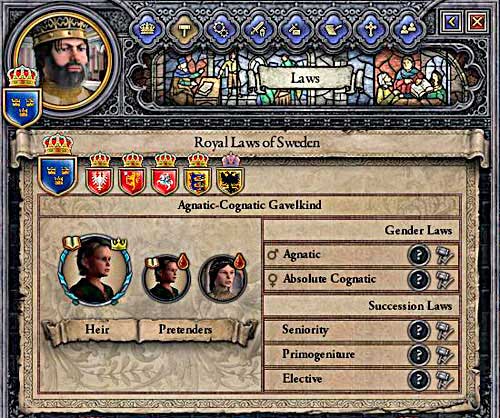 Five crowns and right to vote in the empire. Nice result for the counts grandson. - King - Riding on a Top - Crusader Kings II - Game Guide and Walkthrough