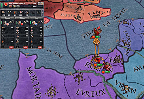 Two assaults groups are optimal. - Stamford Bridge - Official scenarios - Crusader Kings II - Game Guide and Walkthrough