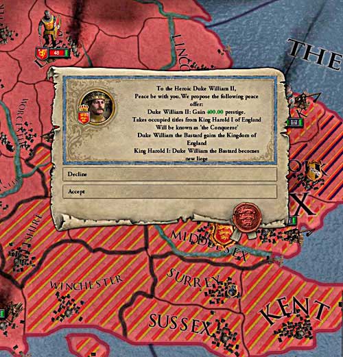 England wont stand long. - Stamford Bridge - Official scenarios - Crusader Kings II - Game Guide and Walkthrough