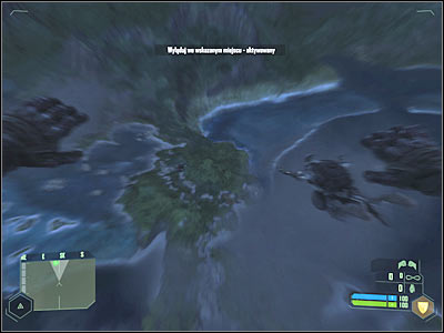 Your main character will lose his parachute in just a few seconds - Crysis: Mission 1, Contact - part 1, walkthrough - Mission 1 - Contact - Crysis Game Guide