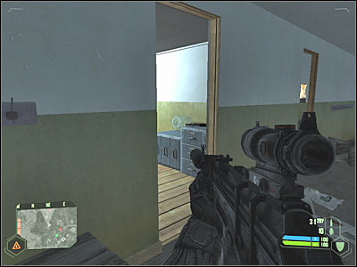 You could also take a rocket launcher from a nearby gas station which is located closer to the tank - Crysis: Mission 2, Recovery - part 6, walkthrough - Mission 2 - Recovery - Crysis Game Guide