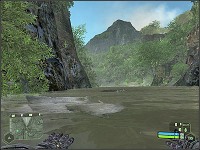 If youve followed my instructions, you should come across a small path leading to the top of this hill (4 on the map) - Crysis: Mission 2, Relic - part 2, walkthrough - Mission 3 - Relic - Crysis Game Guide