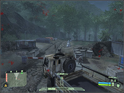 You will come across an enemy humvee in just a few seconds - Crysis: Mission 2, Relic - part 6, walkthrough - Mission 3 - Relic - Crysis Game Guide