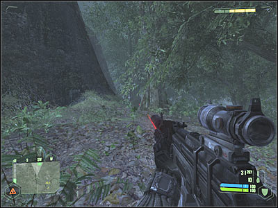 Your next task will be to find a small shack - Crysis: Mission 2, Relic - part 6, walkthrough - Mission 3 - Relic - Crysis Game Guide