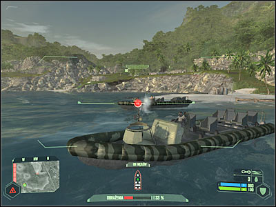 You will have to move on towards this small hill - Mission 4 - part 4 | Mission 4 - Assault - Mission 4 - Assault - Crysis Game Guide