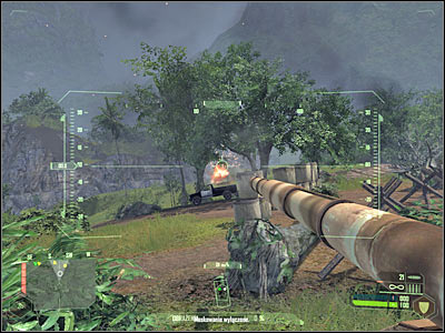 Leave your tank once youve secured this entire area - Mission 5 - part 4 | Mission 5 - Onslaught - Mission 5 - Onslaught - Crysis Game Guide