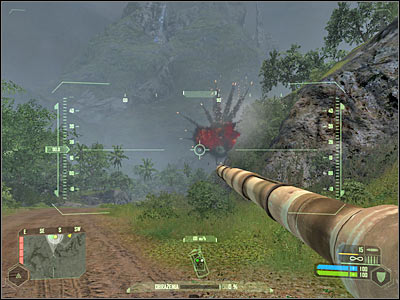 Once again, you must carefully plan your approach - Mission 5 - part 5 | Mission 5 - Onslaught - Mission 5 - Onslaught - Crysis Game Guide