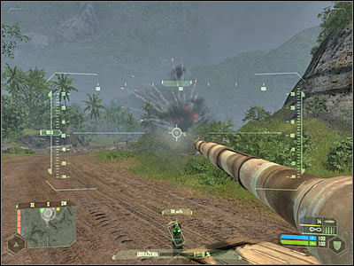 You will have to disable one more gun in order to fulfill this mission objective - Mission 5 - part 5 | Mission 5 - Onslaught - Mission 5 - Onslaught - Crysis Game Guide