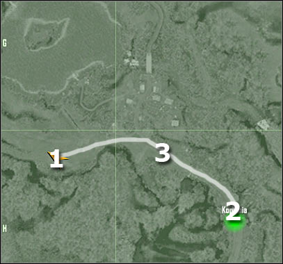 Map legend - Mission 5 - part 7 | Mission 5 - Onslaught - Mission 5 - Onslaught - Crysis Game Guide