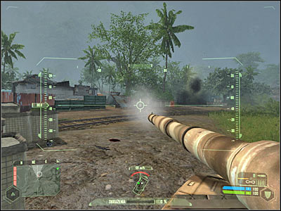 You will come across a massive blockade in just a few seconds - Mission 5 - part 7 | Mission 5 - Onslaught - Mission 5 - Onslaught - Crysis Game Guide