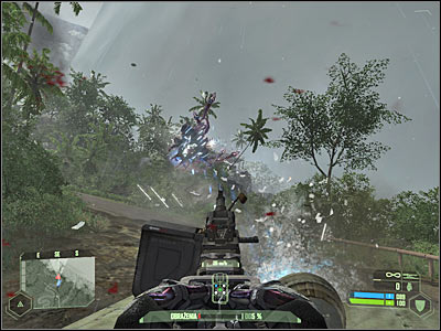 Focus your efforts on destroying aliens creatures - Mission 9 - part 2 | Mission 9 - Exodus - Mission 9 - Exodus - Crysis Game Guide