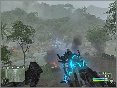 Keep heading towards the crash site - Mission 9 - part 3 | Mission 9 - Exodus - Mission 9 - Exodus - Crysis Game Guide