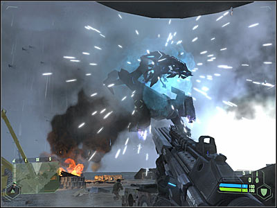 You will have to spend at least two minutes trying to take out as many alien creatures as possible - FINAL MISSION - part 3 | FINAL MISSION - Reckoning - FINAL MISSION - Reckoning - Crysis Game Guide