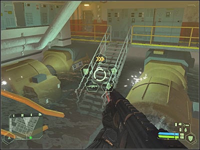 Once youve safely reached a new balcony, proceed to the left door - FINAL MISSION - part 6 | FINAL MISSION - Reckoning - FINAL MISSION - Reckoning - Crysis Game Guide