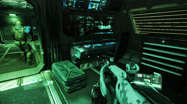 You will be out in the open now, facing numerous enemies - Make your way through CELL outposts - Post Human! - Crysis 3 - Game Guide and Walkthrough